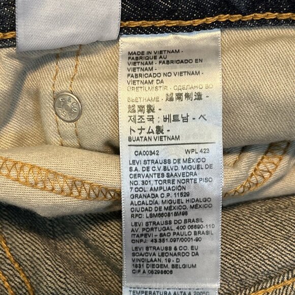 Men's Levis 559 Relaxed Straight Denim Jeans SZ 40x30 Blue Modern Red Tab - Picture 11 of 13